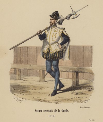 skotsk bueskytter av garde av French School