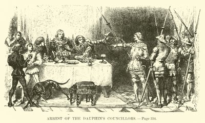 Verhaftung der Räte des Dauphins von French School