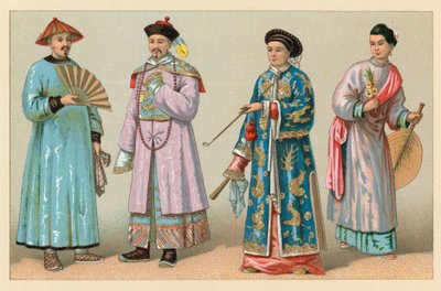 Asia kostyme av French School