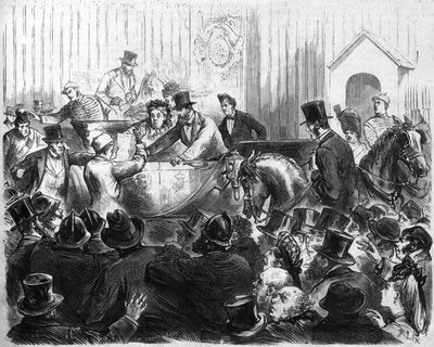 Angrep på dronning av England Victoria (1819-1901) av French School