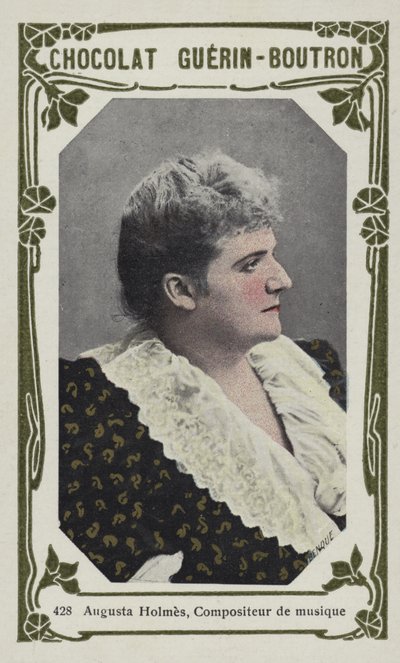 Augusta Holmes, musikkkomponist (farget bilde) av French School