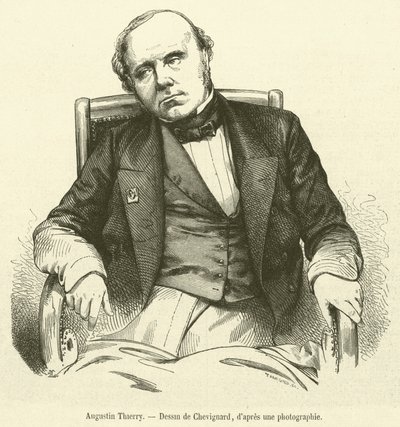 Augustin Thierry (gravering) av French School