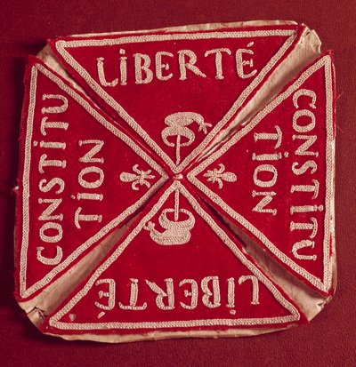 Merke for den første franske republikken "Liberte Constitution" av French School