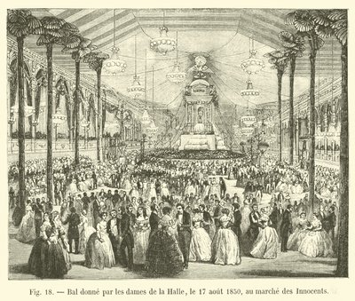 Ball gitt av damene i Halle, 17. august 1850, på March of the Innocents av French School