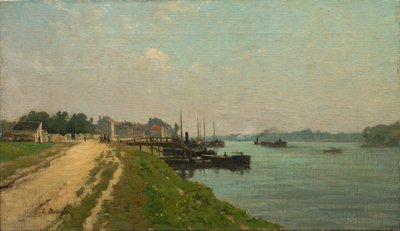 Seinens bredder (olje på stoff) av French School