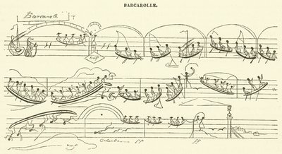 Barcarolle (gravering) av French School