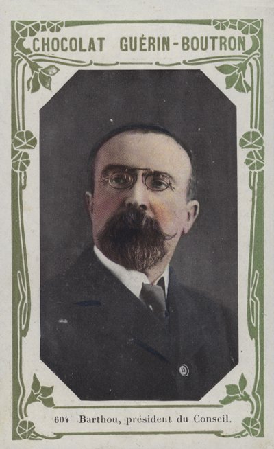 Barthou, president du Conseil (farget bilde) av French School