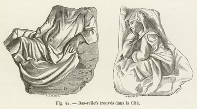 Bas-relieffer funnet i Cite av French School