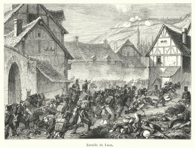 Slaget ved Laon (gravering) av French School