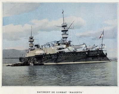 Battle Building “” Magenta”” - in “” Military Album - Marine: Life on board”” av French School
