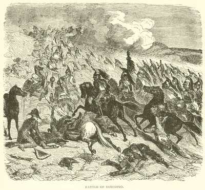 Slaget ved Borodino (gravering) av French School