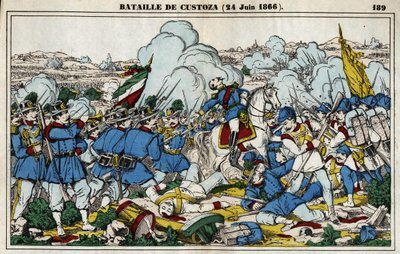 Battle of Custoza on June 24 av French School