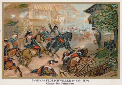 Schlacht von Fröschwiller, Angriff der Kürassiere von French School