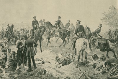 Slaget ved Gravelotte, fransk-prøyssisk krig, 18. august 1870 av French School
