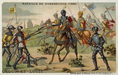 Slaget ved Rosebecque (Roosebeke), Flandern, 1382 av French School