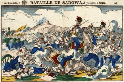 Battle of Sadowa on July 3 av French School