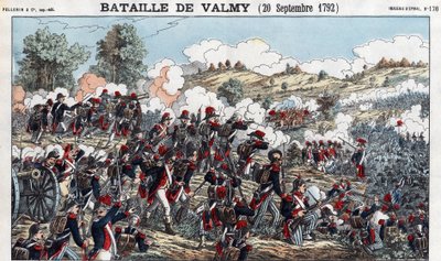 Slaget ved Valmy 20. september av French School
