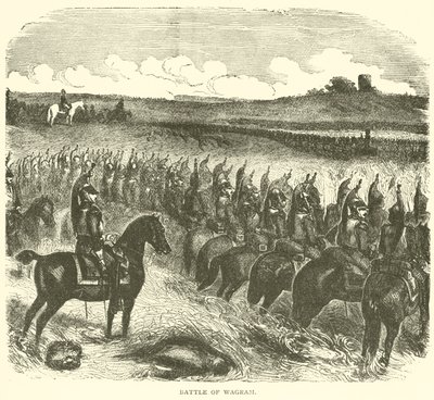 Slaget ved Wagram (gravering) av French School