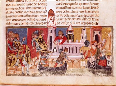 Battle on the voller i Jerusalem, illustrasjon fra 