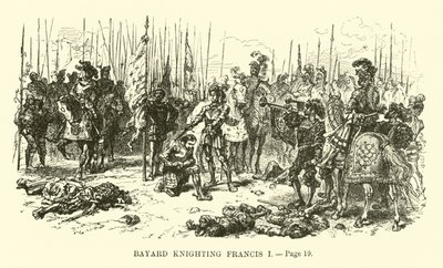 Bayard ridder Francis I av French School