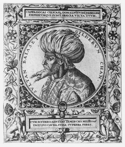 Bayezid I (gravering) av French School