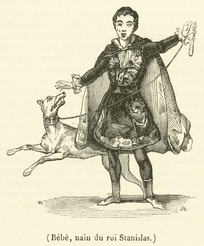 Bebe, nain du roi Stanislas (gravering) av French School