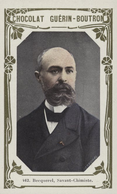 Becquerel, vitenskapelig kjemiker (farget bilde) av French School