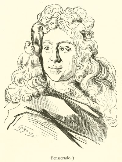 Bensserade (gravering) av French School