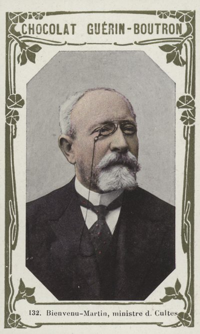 Bienvenu-Martin, minister for religiøse anliggender (farget bilde) av French School