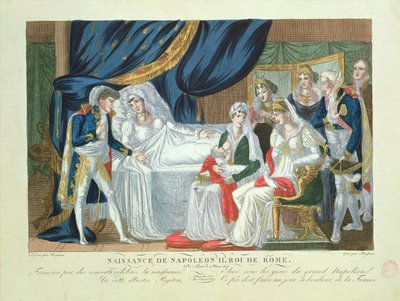 Fødsel av Napoleon II, konge av Roma, 20. mars 1811 av French School