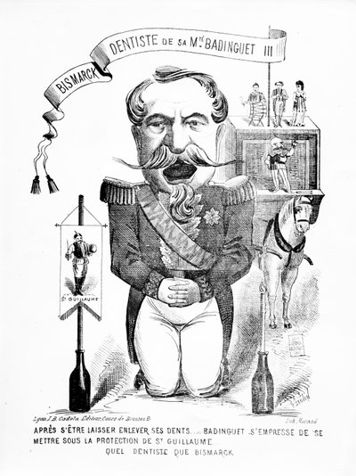 Bismarck, tannlege til hans Majestet Badinguet III, 1871 av French School