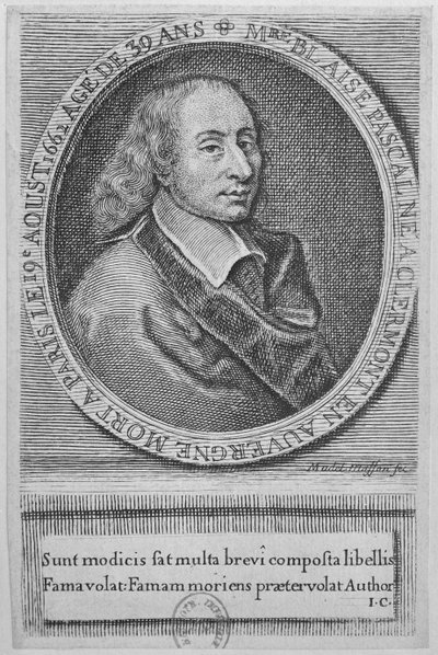 Blaise Pascal (1623–62) av French School