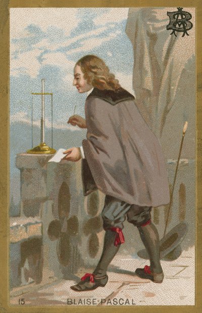 Blaise Pascal , fransk matematiker og fysiker av French School