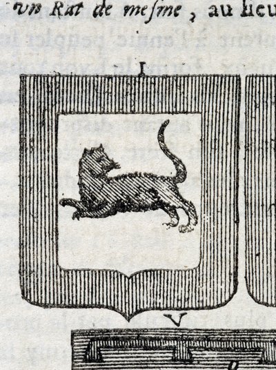 Blazon fra det italienske infanteriregimentet i "" La Vraye and Perfect Science of Arms or the Armorial Index"" av Pierre Palliot av French School