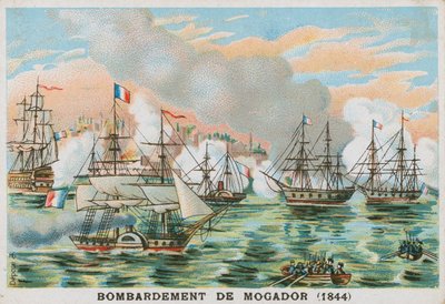 Bombardement av Mogador, Marokko, av franskmennene, 1844 av French School