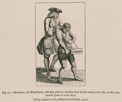 Bombario, the Hunchback, som ble brukt som en skrivepult av meglerne og som på denne måten tjente 6000 pund på noen få dager av French School