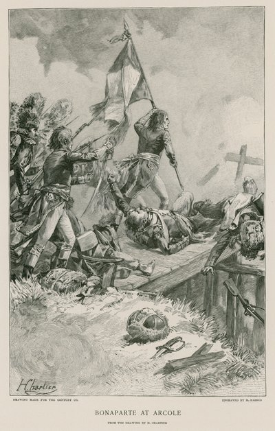 Bonaparte ved Arcole av French School