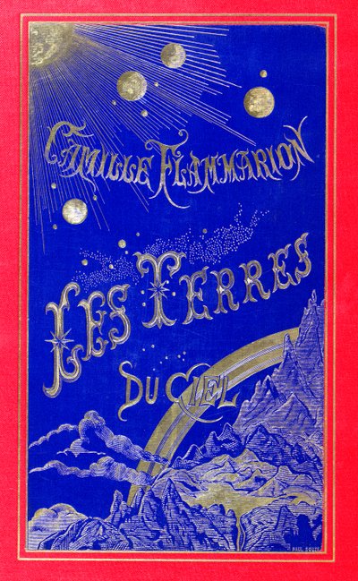Bokomslag for Les Terres du Ciel skrevet av Camille Flammarion (1842-1925) 1877 (skinn) av French School