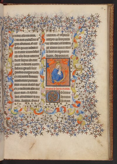 Timebok, Legg til MS 32454 f.12r, Frankrike av French School