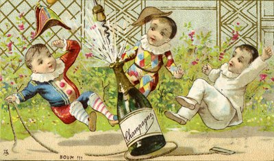 Bum!!! Champagne!, ca. 1895 (se også 488393) av French School