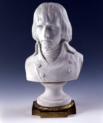 Bust of Bonaparte First Consul of the French Republic. 1801. Imperial Manufacture of Sevres. The Soldiers of Yesteryear Collection. Paris 1802 av French School