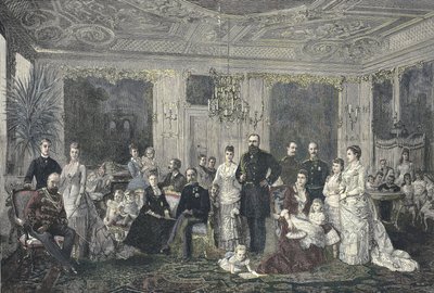 CHRISTIAN IX konge av Danmark av French School
