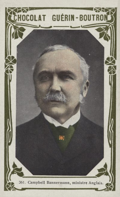 Campbell Bannerman, britisk minister (fargebilde) av French School