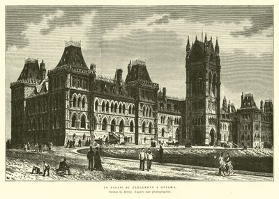 Det kanadiske parlamentet, Ottawa av French School