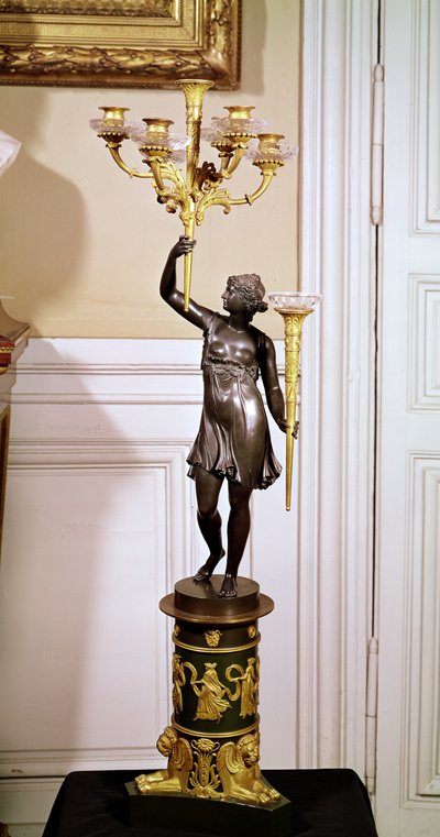 Candelabra (bronze) av French School