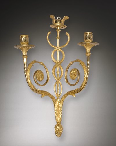 Stearinlysbrakett, ca. 1775-1790 av French School