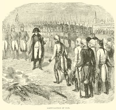 Kapitulasjon av Ulm (gravering) av French School