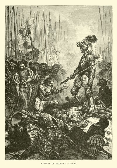 Fangst av Francis I av French School