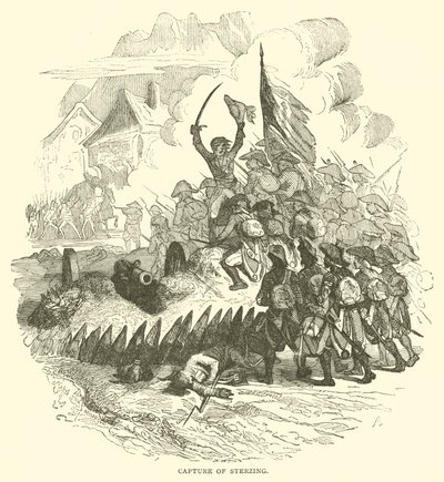 Capture of Sterzing (gravering) av French School