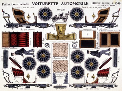 Bilvogn: Petites Constructions. 1800-tallet. av French School